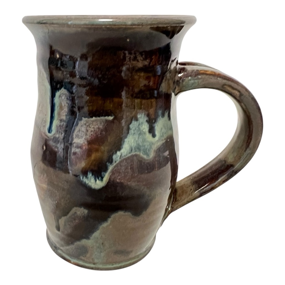 Art Pottery Glazed Ceramic Coffee Mug by Artist Kay Ethridge